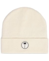 Palm Angels - Logo-Patch Beanie Hat - Lyst