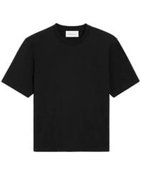 Ami Paris - Cotton T-Shirt With Embossed Ami De Coeur - Lyst