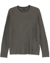 Emporio Armani - Wool Crewneck Sweater - Lyst