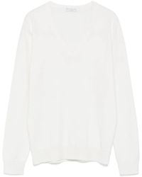 Brunello Cucinelli - Pullover mit V-Ausschnitt - Lyst