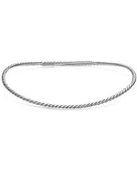 David Yurman - Sculpted Cable Flex Necklace - Lyst