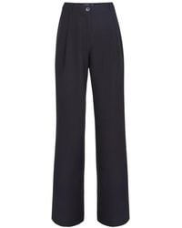 Toccin - Solara Pleated Wide Leg Trousers - Lyst