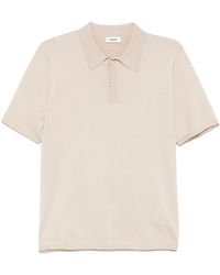 Sandro - Short-Sleeve Knitted Polo Shirt - Lyst