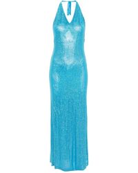 GIUSEPPE DI MORABITO - Rhinestone-embellished Maxi Dress - Lyst