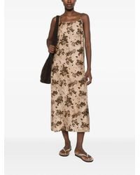 Uma Wang - Anaya Printed Midi Dress - Lyst