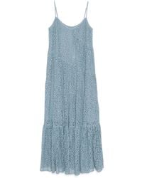 MICHAEL Michael Kors - Robe En Dentelle Fleurie À Volants Superposés - Lyst