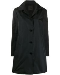 Pinko Single Breasted Coat - Black