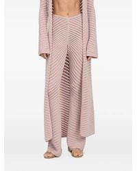 Devon Windsor - Camille Flared Knit Trousers - Lyst