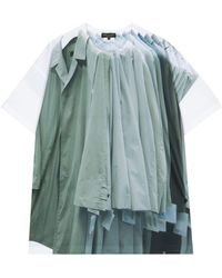 Comme des Garçons - Camiseta Hanging Jackets con cuello redondo - Lyst
