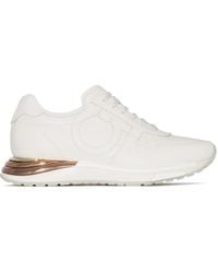 Ferragamo - Brooklyn Leather Sneakers - Lyst