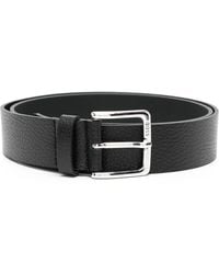 BOSS - ロゴエングレーブ レザーベルト - Lyst
