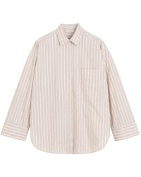 By Malene Birger - Derris Vertical-Stripe Chest-Pocket Shirt - Lyst
