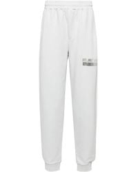 Helmut Lang - Logo-Print Cotton Track Pants - Lyst