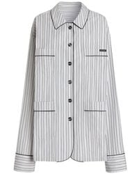 Dolce & Gabbana - Vanity Striped Poplin Shirt - Lyst