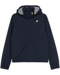 K-Way - Logo-Patch High-Neck Jacket - Lyst