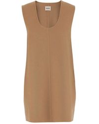 KHAITE - Scoop-neck Sleeveless Dress - Lyst