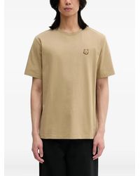 Maison Kitsuné - T-Shirt Bold Fox Con Applicazione - Lyst