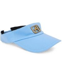 Alberta Ferretti - Logo-Plaque Adjustable Visor - Lyst
