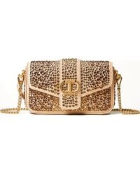 Twinset - Amie Crystal-Embellished Chain Shoulder Bag - Lyst