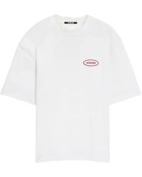 Jacquemus - T-Shirt With Logo Patch - Lyst