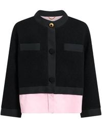Moschino - Layered Bouclé-Knit Jacket - Lyst