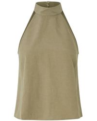 Samsøe & Samsøe - Halterneck Sleeveless Blouse - Lyst