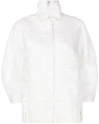 Shiatzy Chen - Full-Jacquard Stand-Up Collar Jacket - Lyst