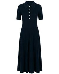 MICHAEL Michael Kors - Vestido Midi Estilo Polo - Lyst