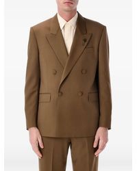 Lardini - Double-Breasted Four-Button Jacket - Lyst
