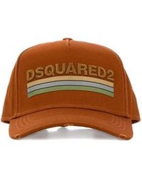DSquared² - Logo-Detail Baseball Cap - Lyst