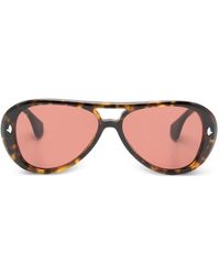 Sestini Eyewear - Geometric-Frame Sunglasses - Lyst