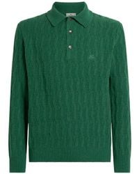 Etro - Pull Style Polo En Cachemire Avec Motif Ondulé - Lyst