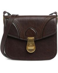 The Bridge - Leather Twist-Lock Shoulder Bag - Lyst