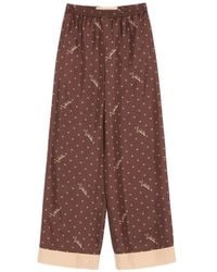 Valentino Garavani - Stelline Firma Starry Twill Trousers - Lyst