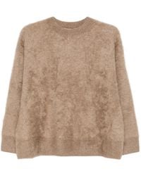 Max Mara - Kasjmier Trui Met Ronde Hals - Lyst
