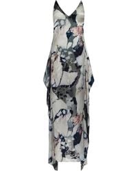 Roberto Cavalli - マーブルパターン マキシドレス - Lyst