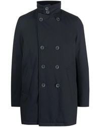 Herno - Plumífero Con Botonadura Doble - Lyst