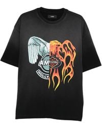Amiri - Spliced Logo T-Shirt - Lyst