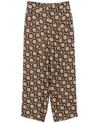Emporio Armani - Printed Trousers - Lyst