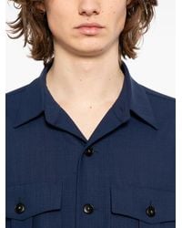 Canali - Front-Pocket Shirt Jacket - Lyst