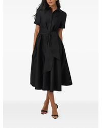 Toccin - Megan Tie-Front Short-Sleeve Shirt Dress - Lyst