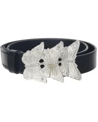 Our Legacy - Butterfly-Buckle Leather Belt - Lyst