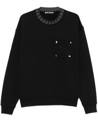 Palm Angels - Crew-Neck Pocket Sweatshirt - Lyst