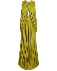 Proenza Schouler - Drapiertes Maxikleid - Lyst