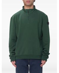Peuterey - Half-Zip Logo-Patch Sweatshirt - Lyst