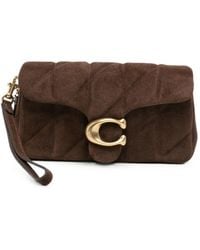 COACH - Sac Porté Épaule En Daim Matelassé Tabby - Lyst