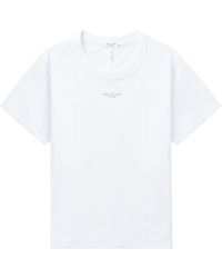Rag & Bone - Katoenen T-shirt Met Logoprint - Lyst