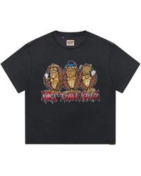 GALLERY DEPT. - See No Evil Monkey-Print Cotton T-Shirt - Lyst