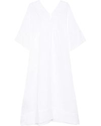 120% Lino - Caftan À Col V - Lyst