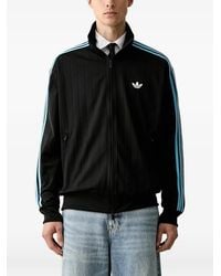 adidas - Sudadera Firebird Con Cremallera Y Detalle De Rayas - Lyst